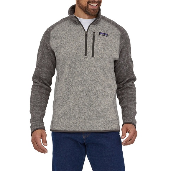 PATAGONIA MEN'S BETTER SWEATER 1/4 ZIP IN HEATHER GREY SIZE X-SMALL - Picture 1 of 5
